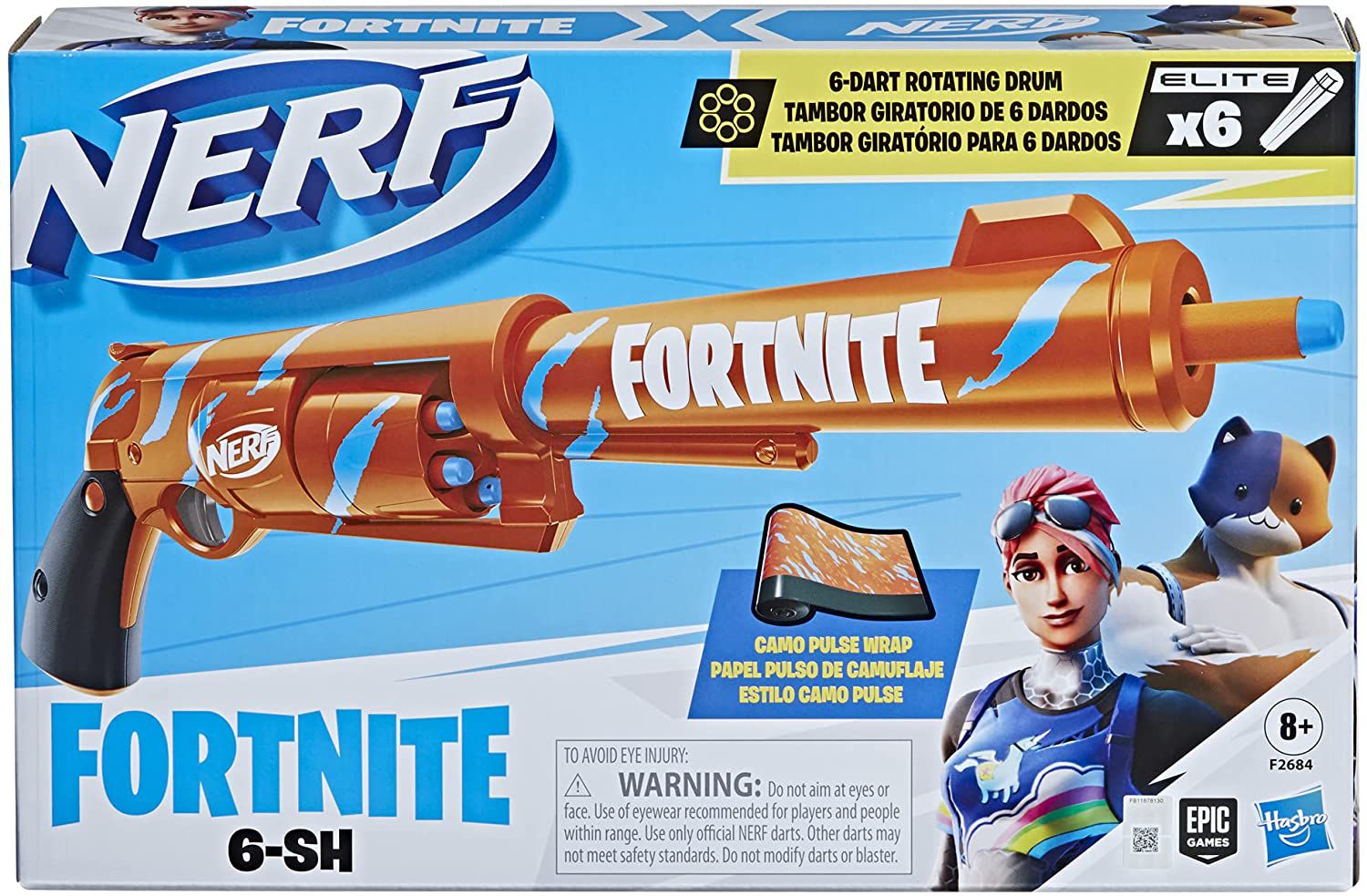 Conjunto de Lança Dardos - Nerf - Fortnite Dual Pack Elite - 6 Dardos -  Hasbro