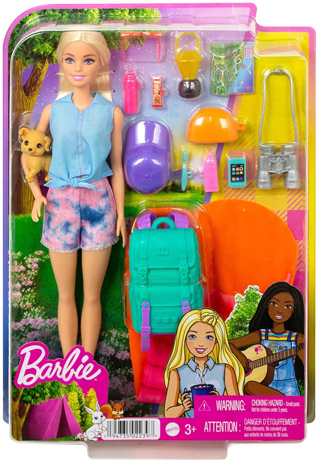 BONECA BARBIE ACAMPAMENTO MALIBU HDF73 - MATTEL - Star Brink