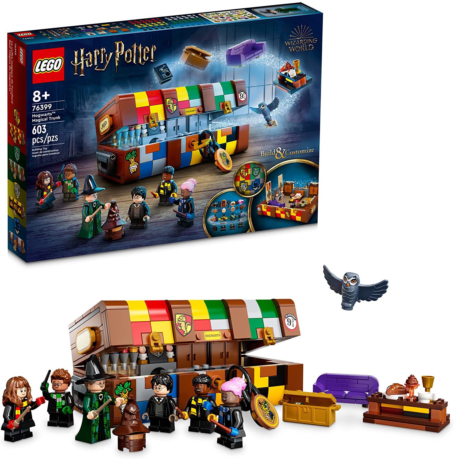 Boneco Harry Potter lego Bloco de montar Brinquedo Kit Boneco