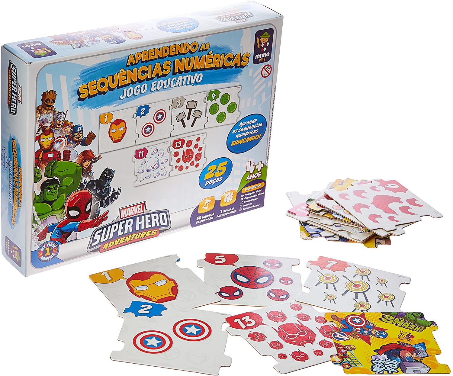 Jogo Educativo, Mimo, Princesas, Aprendendo as Sequências Numéricas,  Multicor