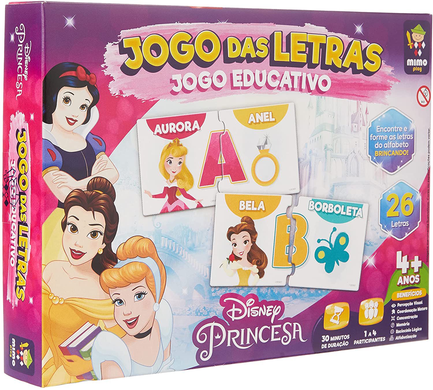 Jogo Números Princesas Disney Mimo Brinquedos - 2022