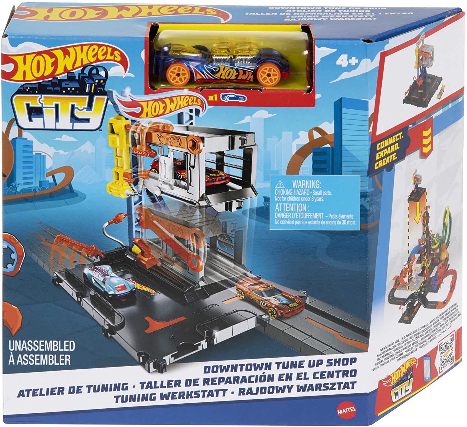 Pista De Carrinhos Hot Wheels City Super Loja De Pneus Novo em