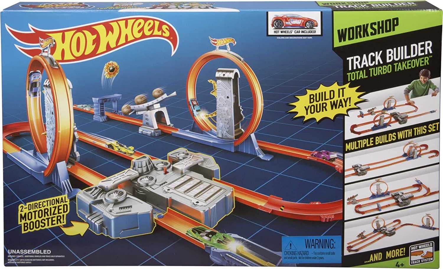 Pista de Carrinhos Hot Wheels - Kit de Looping - Track Builder