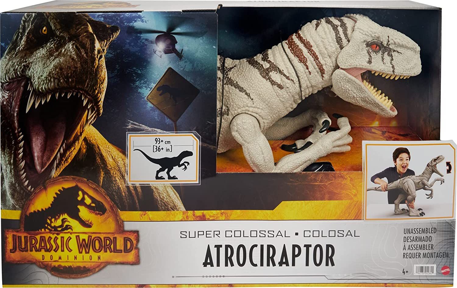 Dinossauro Jurassic World Atrociraptor Colossal Mattel Hfr09 - Star Brink  Brinquedos