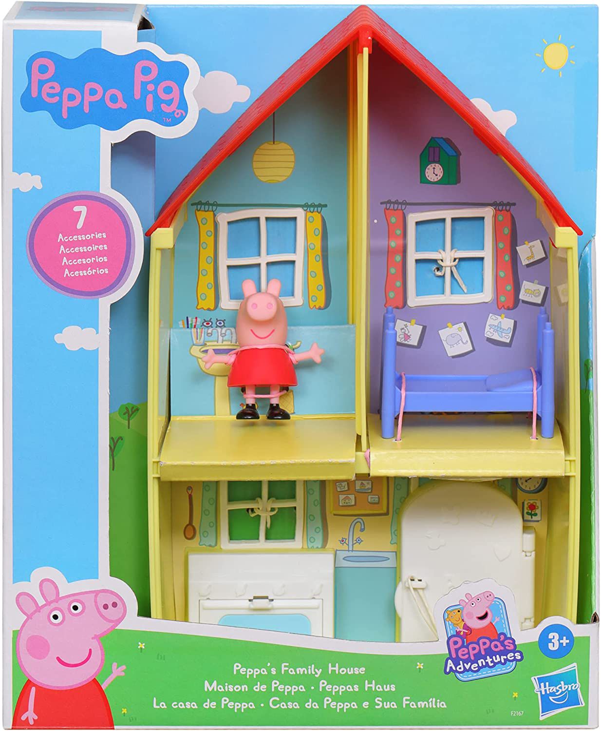 Playset E Mini Figuras Casa Com Jardim Da Peppa Pig - Dtc