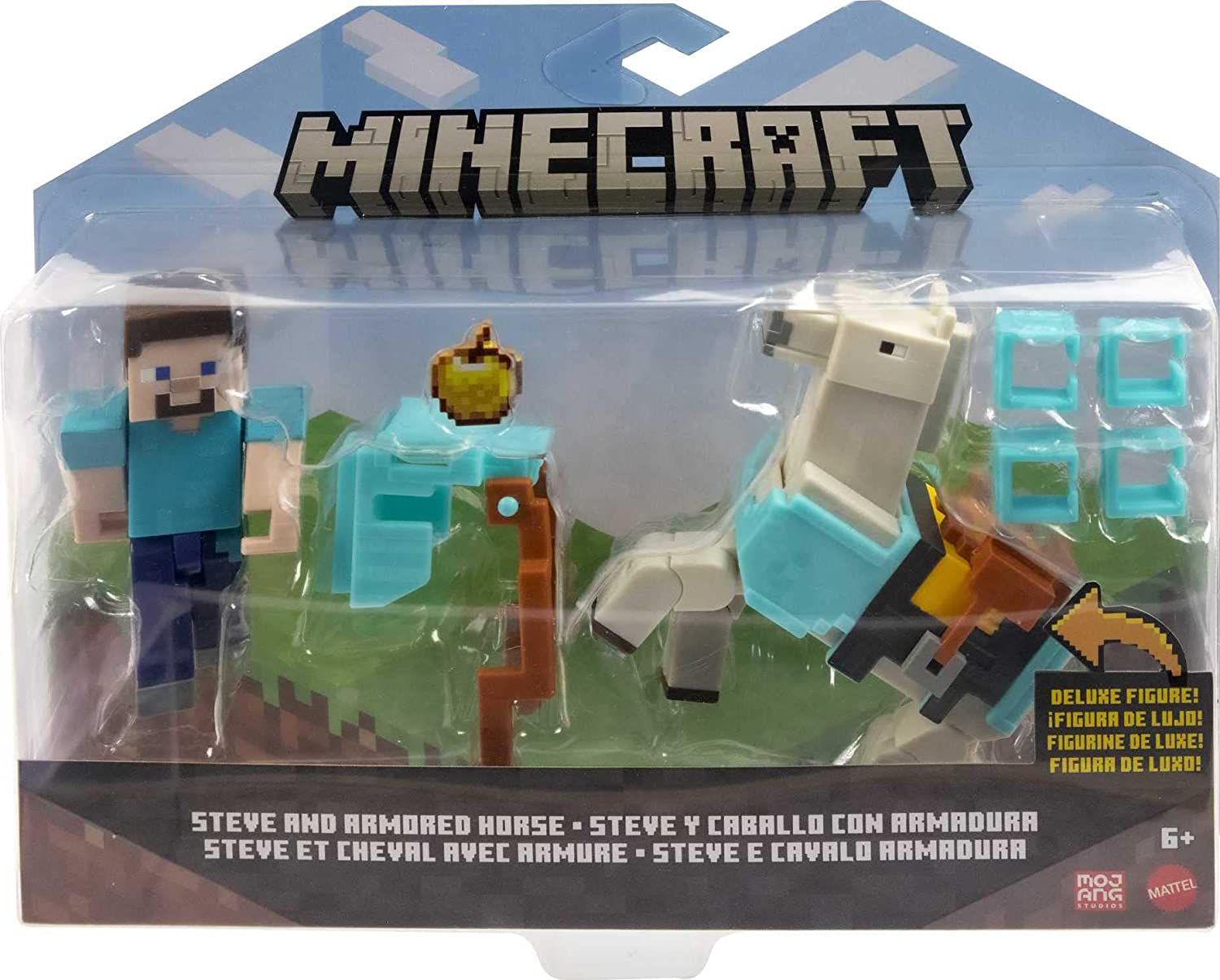 Kit 16 Bonecos Minifigures Blocos De Montar Minecraft Top em