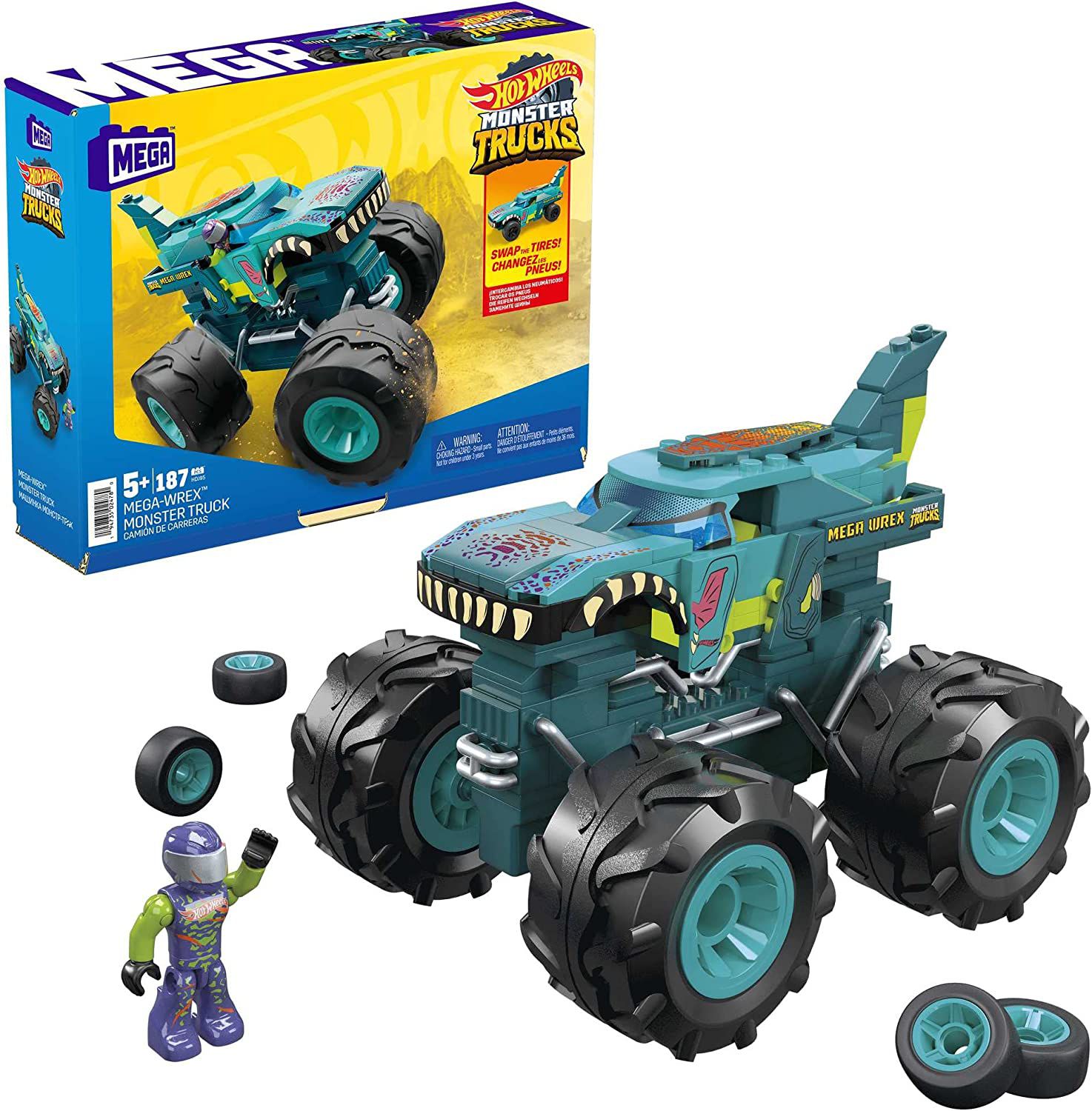 Carrinho Hot Wheels Monster Truck Mega Wrex 1:64 - Mattel em