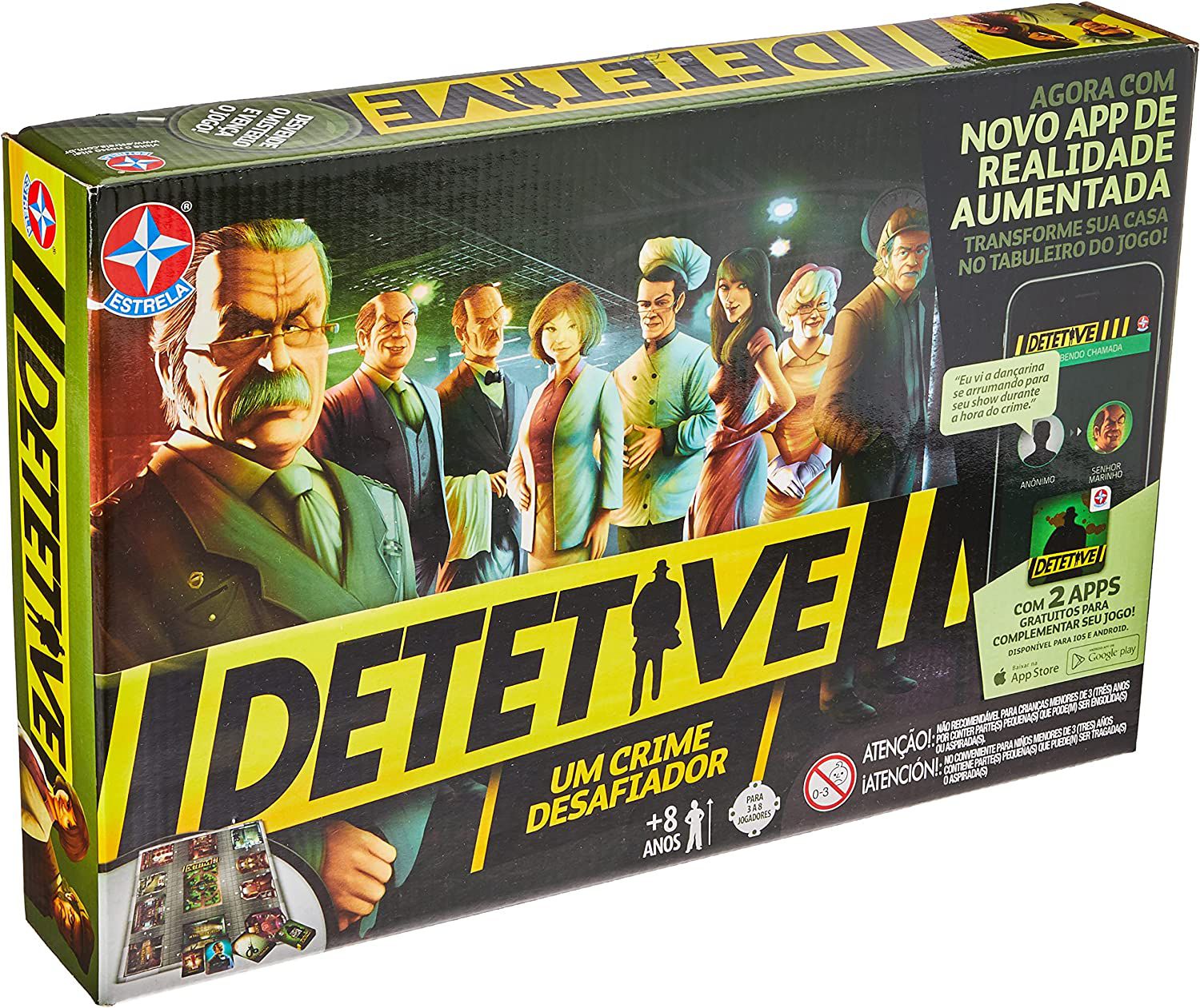 Jogo De Tabuleiro Detetive Com Aplicativo - Estrela