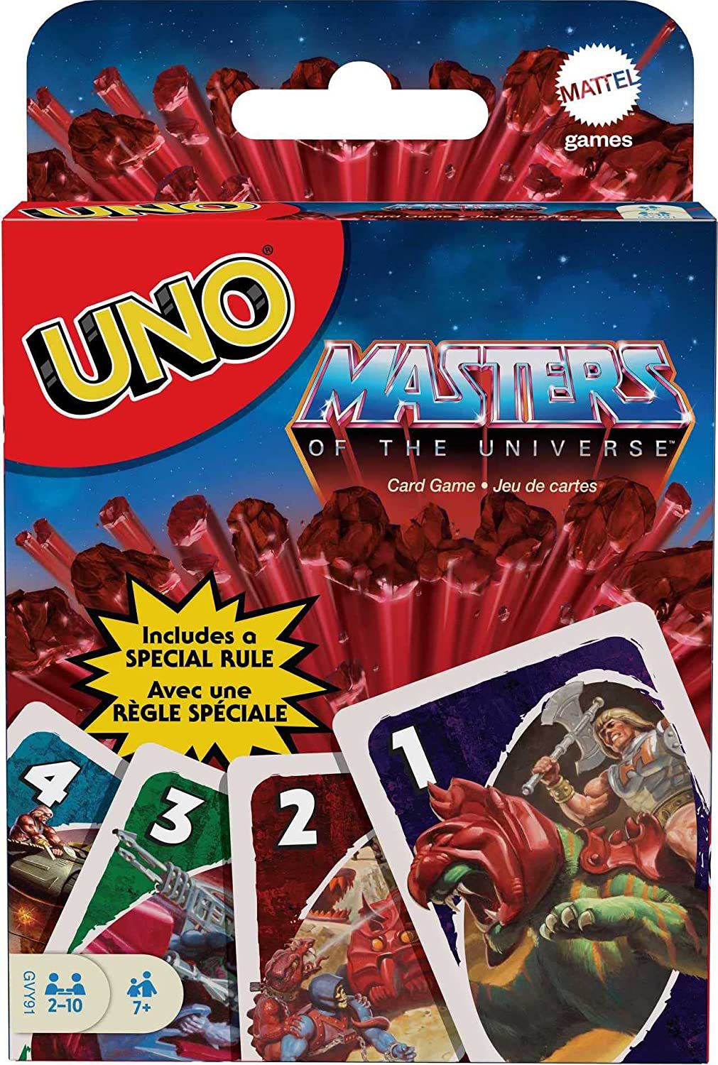 Jogo Uno He Man Masters Of The Universe Origins - Mattel GVY91