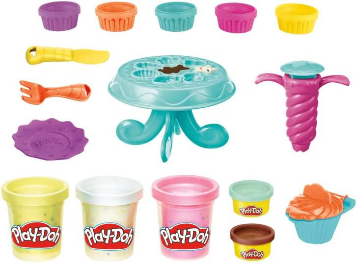Massinha Play Doh Kitchen Cupcakes Coloridos F2929 Hasbro - Star Brink ...