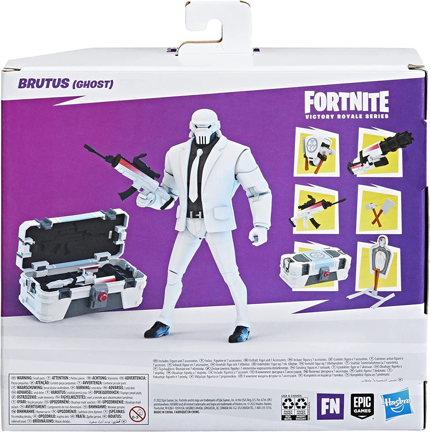 Boneco Fortnite Victory Royale Brutus (Ghost) F5804 Hasbro - Star Brink ...