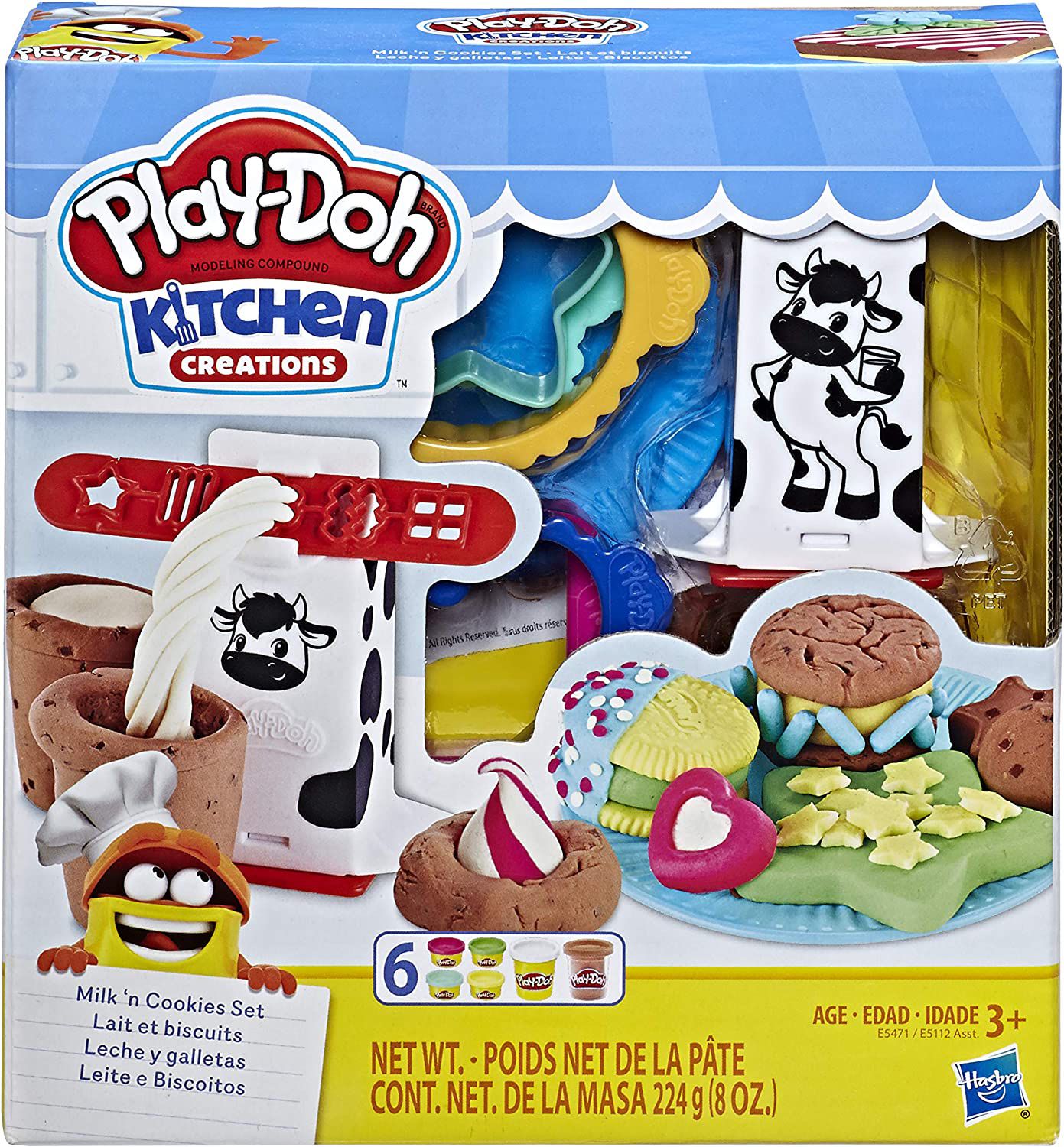 KIT MASSINHA Super Massa Sorvetinho Estrela + Play-Doh Town Hasbro :  : Brinquedos e Jogos