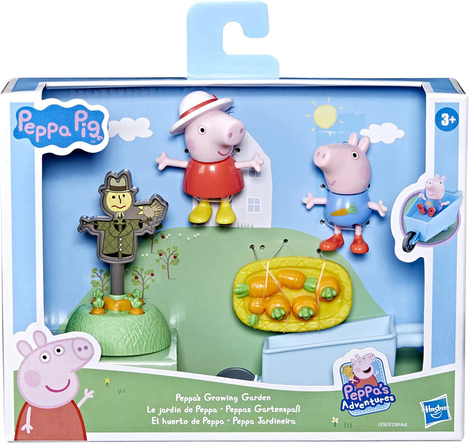 Playset E Mini Figuras Casa Com Jardim Da Peppa Pig - Dtc