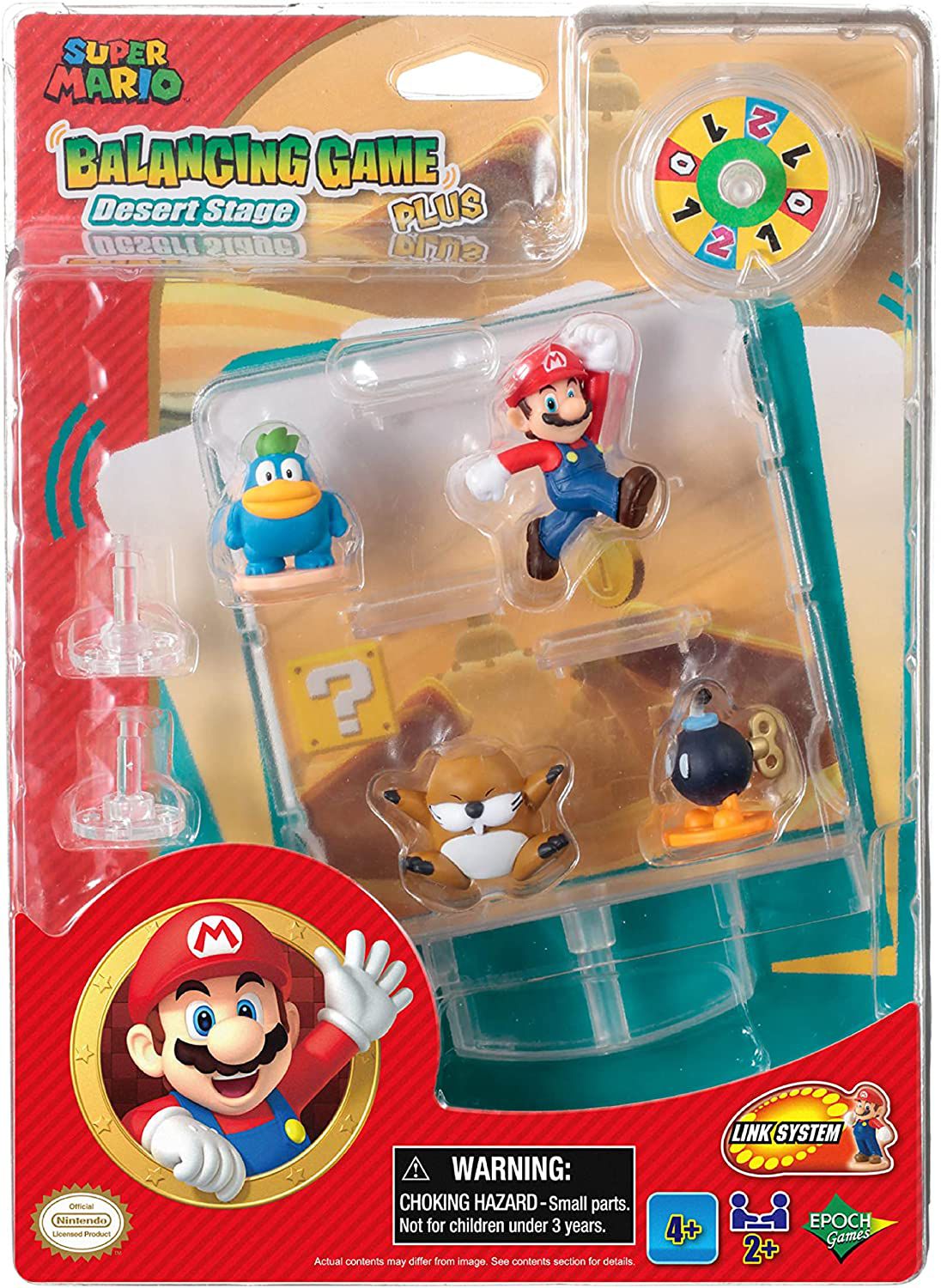 Conjunto De Mini Figuras - Super Mario - Jogo Do Equilíbrio