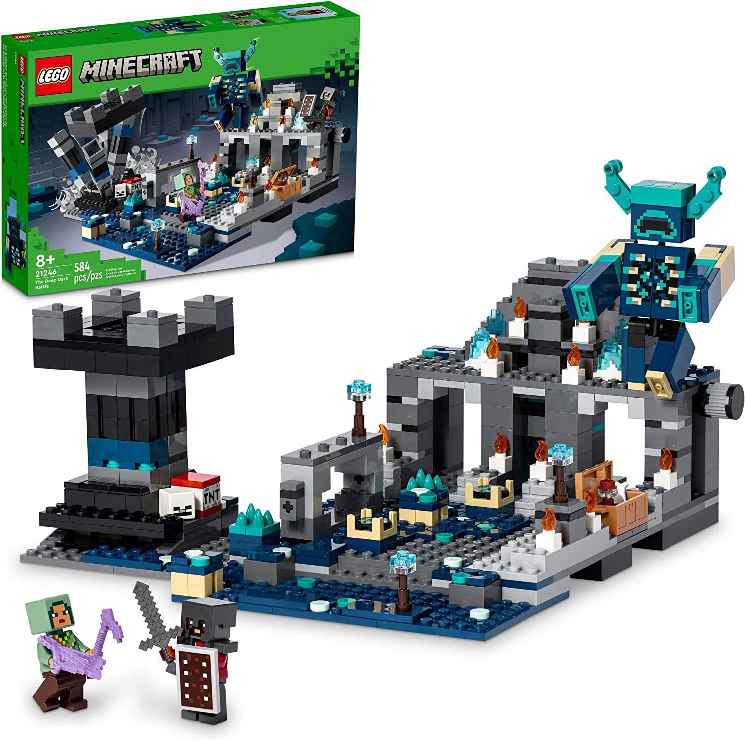 LEGO MINECRAFT O RECIFE DE CORAL 21164 - Star Brink Brinquedos