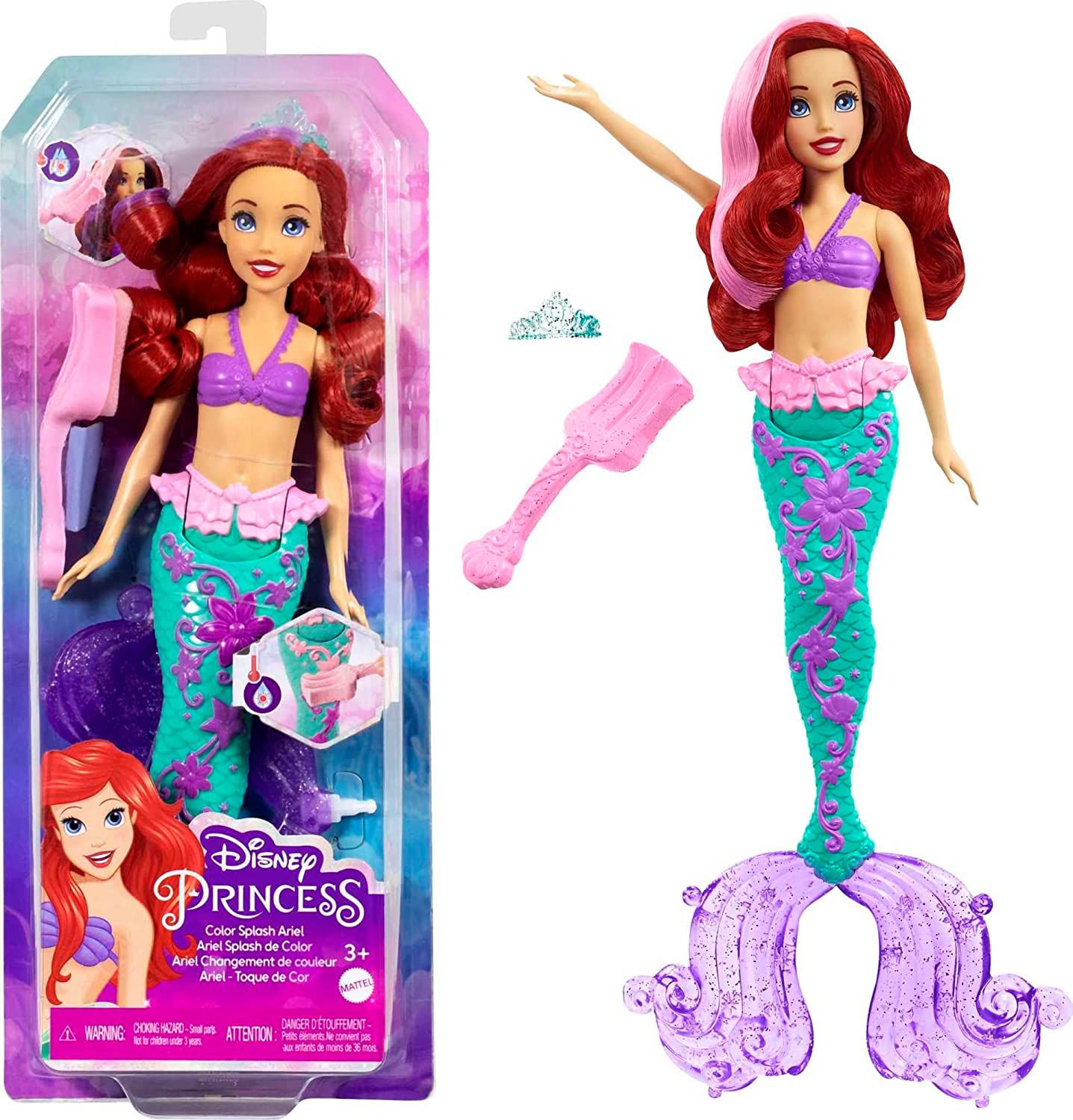 Boneca - Disney - Princesas - A Pequena Sereia - Ariel - Novabrink