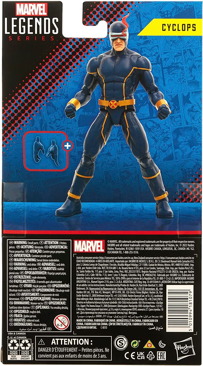 Boneco Marvel Legends Series X-Men Cyclops F6559 Hasbro - Star Brink ...