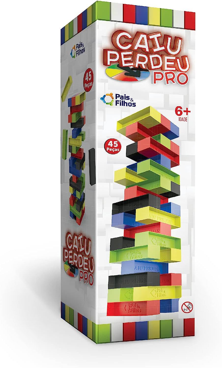 Montessori Tower Building Blocks para crianças, árvore colorida