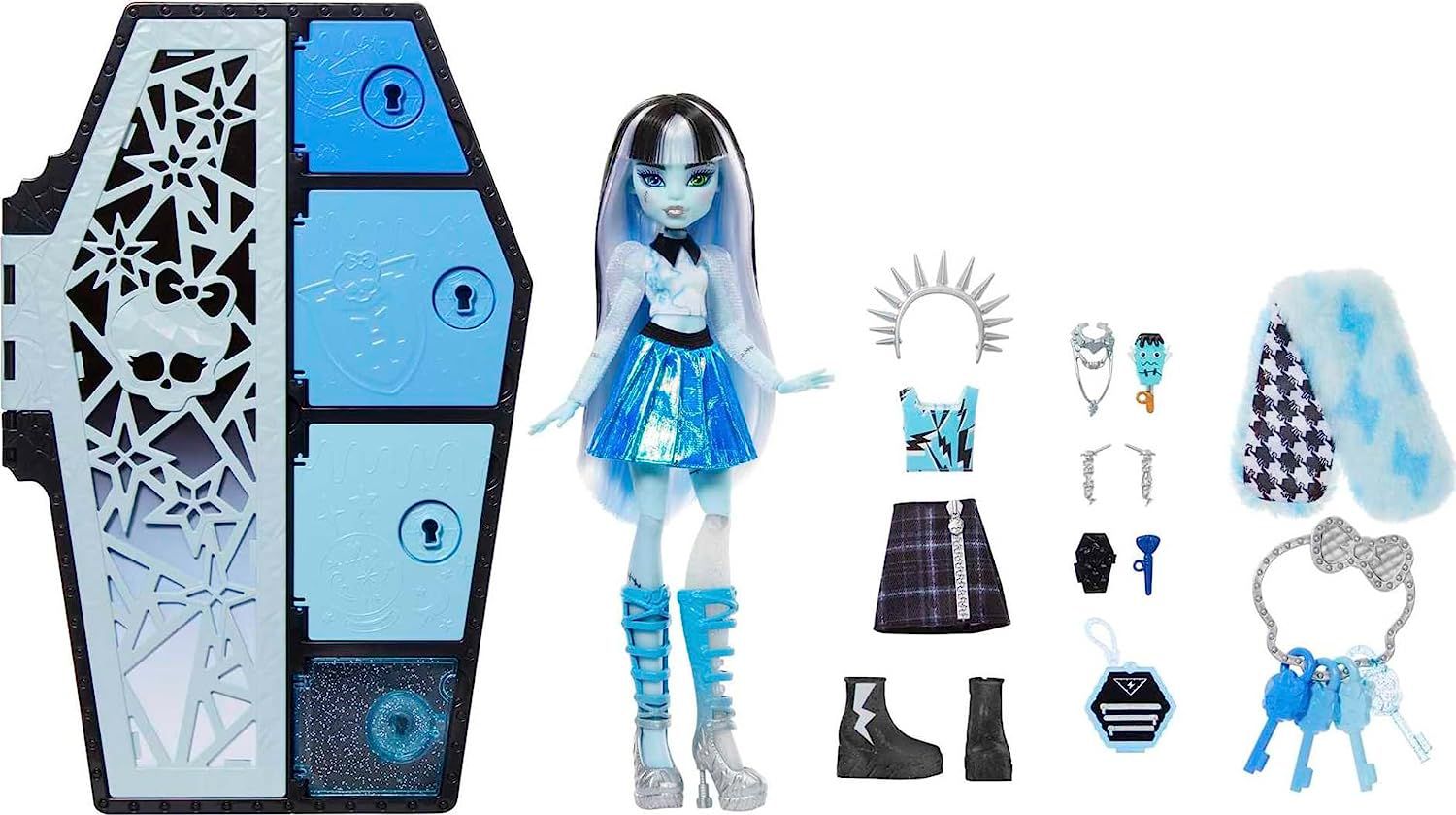 Monster High Doll Frankie Stein Skulltimate Secrets 2 HNF75 - Star Brink  Brinquedos