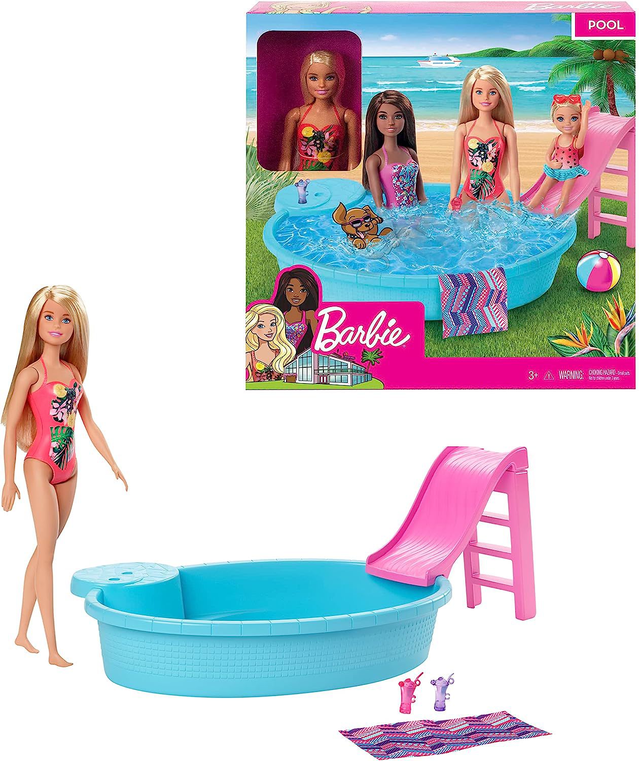 Barbie Dreamhouse Adventures Conjunto de jogos de futebol de boneca