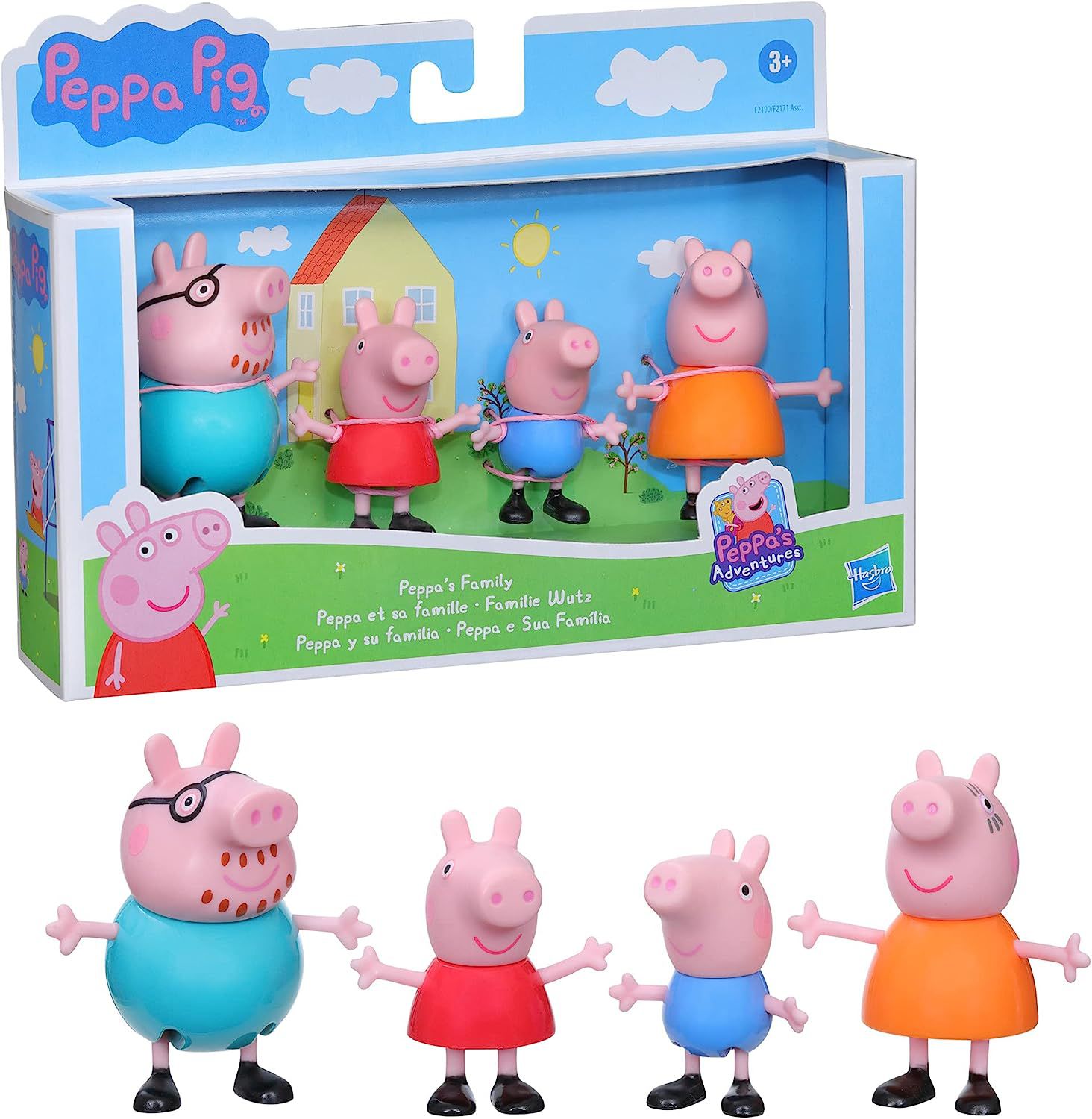 Peppa Pig e sua Família Pig Adventures Hasbro F2190 - Star Brink Brinquedos