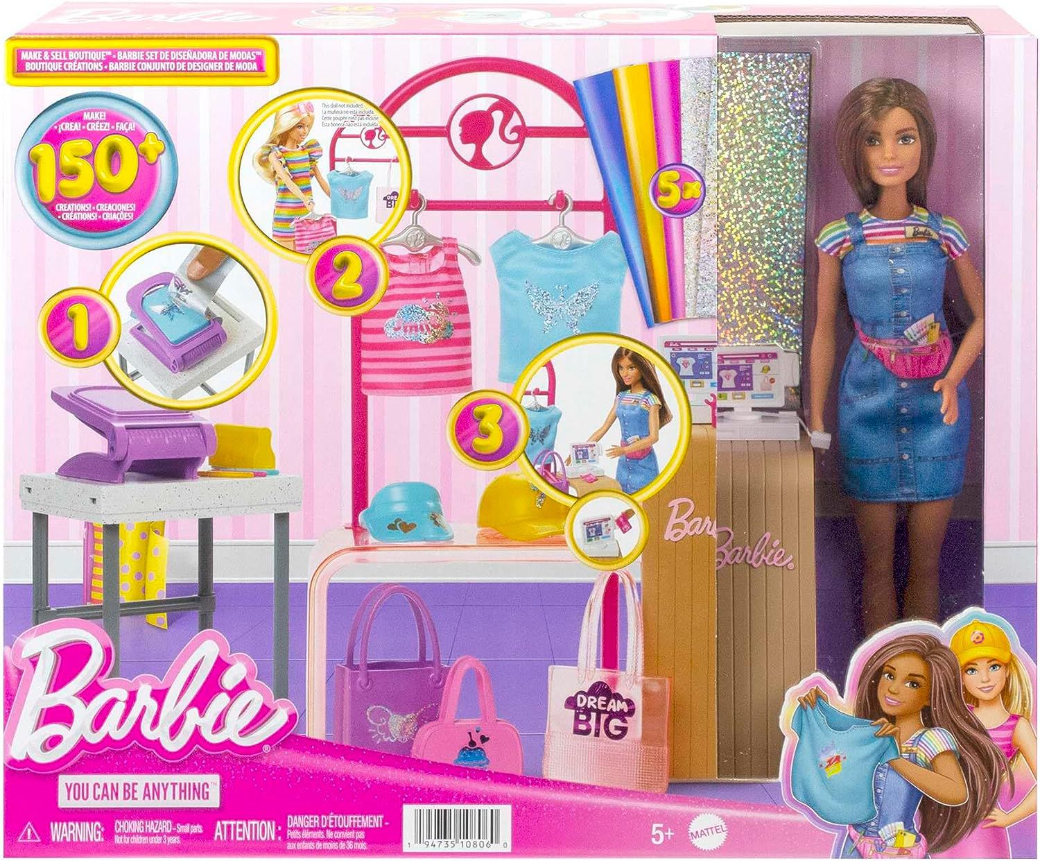 Boneca Barbie Profissões Designer de Moda Mattel HKT78 - Star