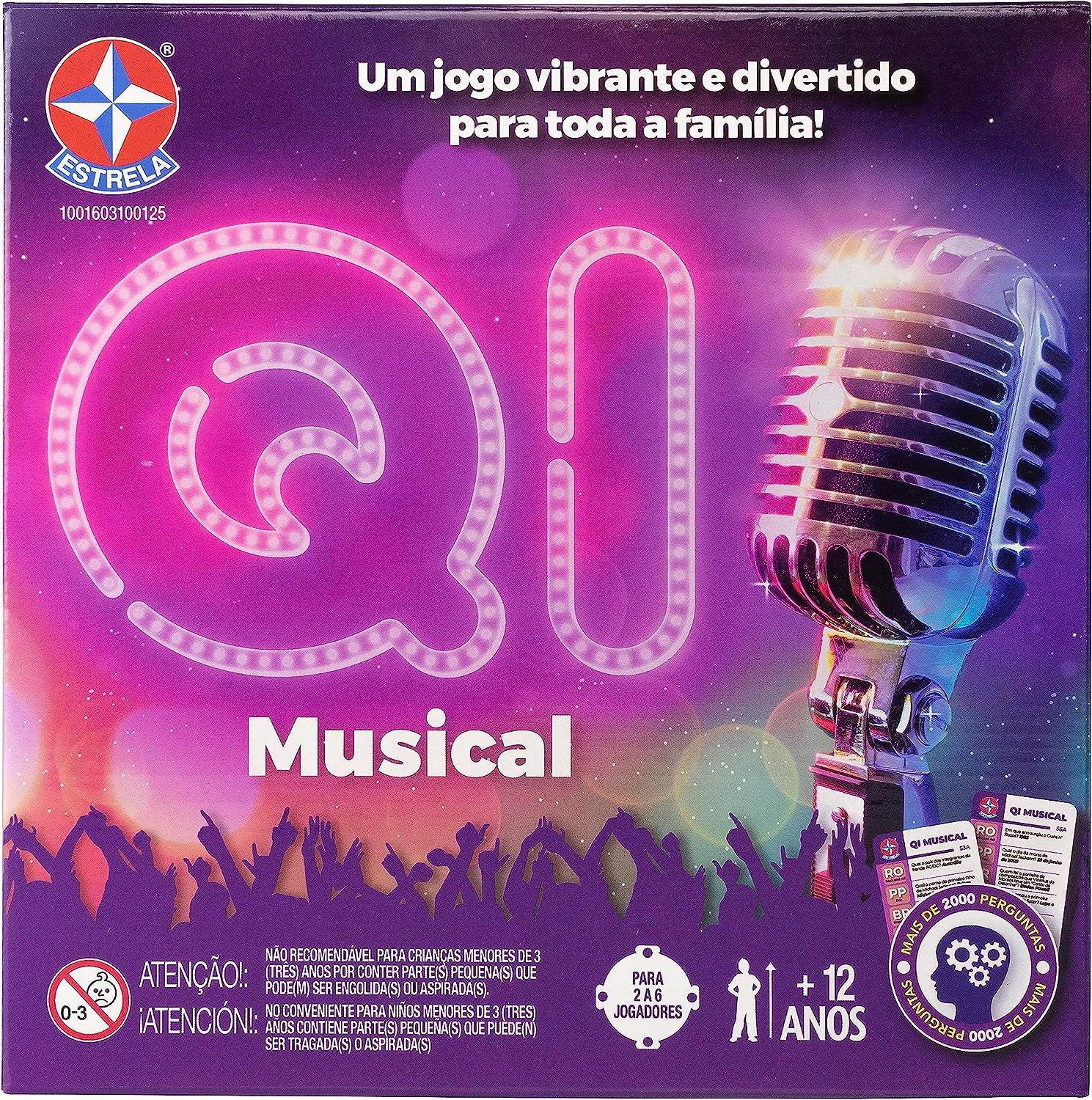 Divertido Game de Músicas Jogo de Tabuleiro Canta Aí Estrela - Jogos -  Magazine Luiza