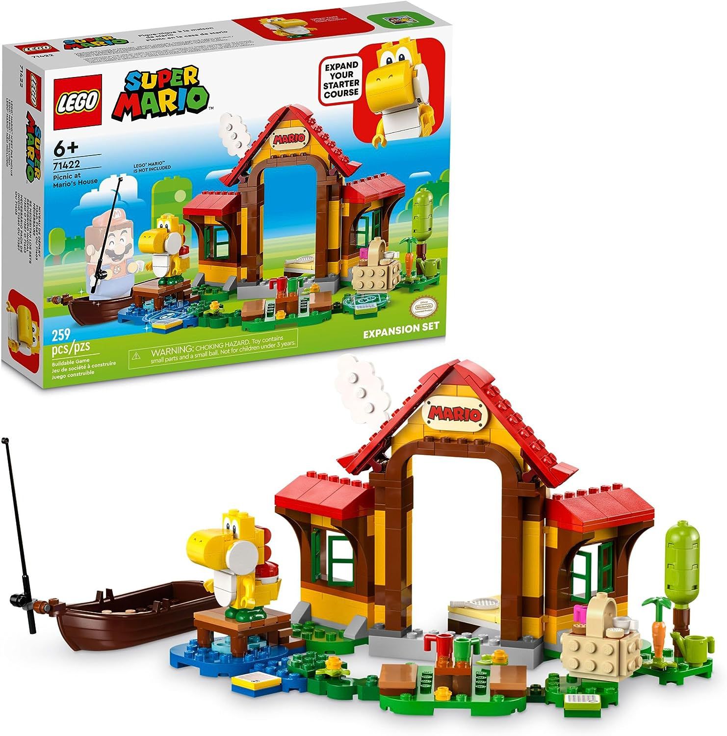 Pacote de Expansão - A Casa dos Presentes de Yoshi 71406 - LEGO® Super Mario™  -  para crianças