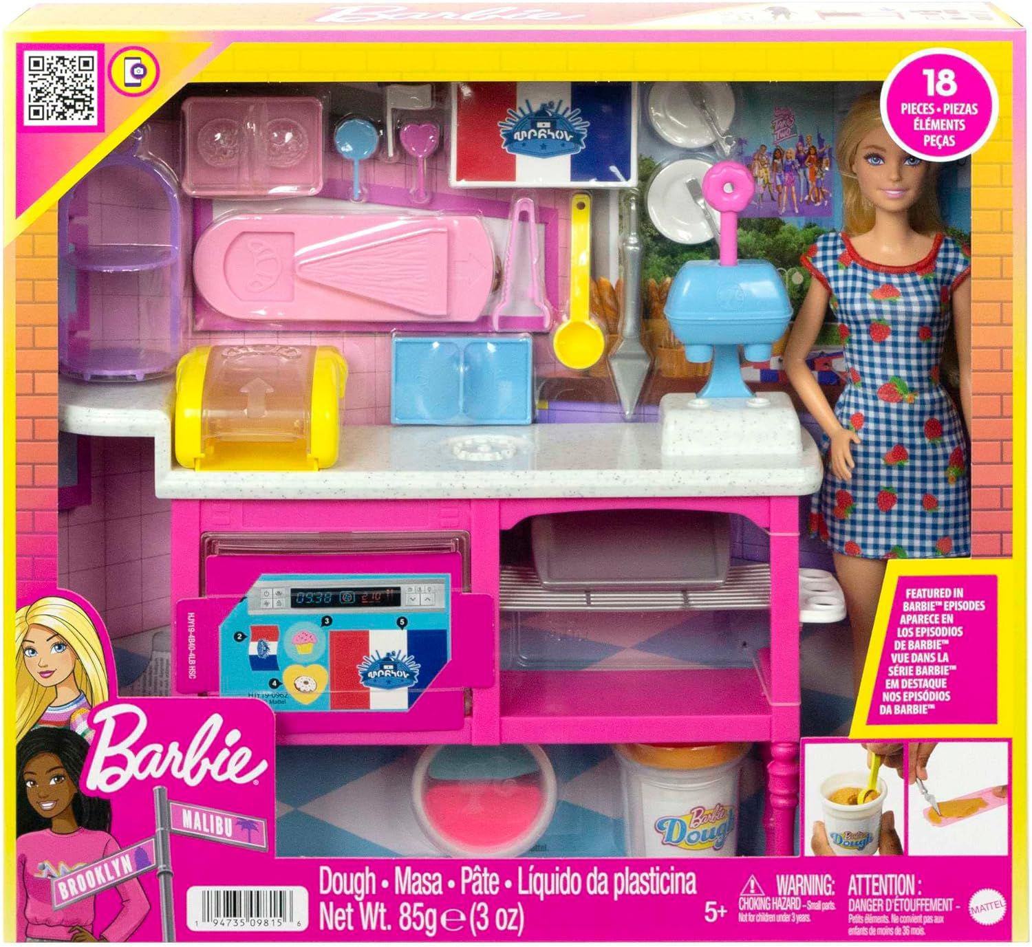 Quebra-Cabeças Barbie Chef de Cozinha - 100 Peças - Mattel