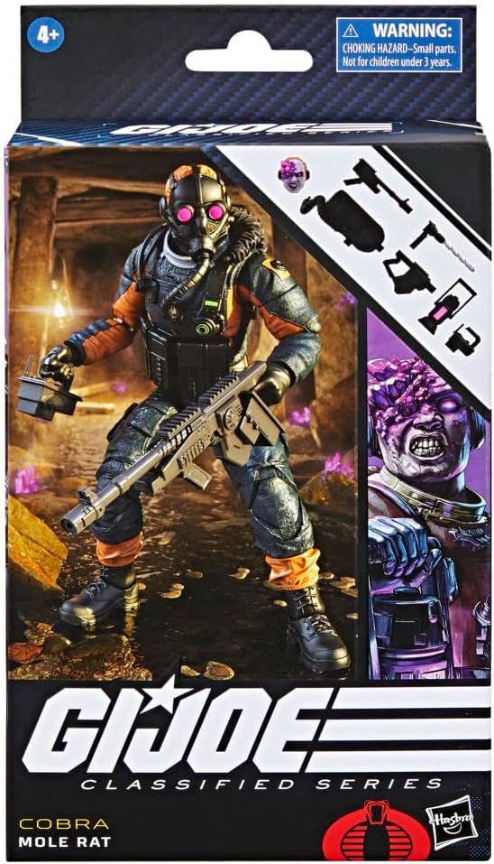 Boneco GI Joe Classified Series Figura com Acessórios - Croc Master e Fiona - Hasbro F4320