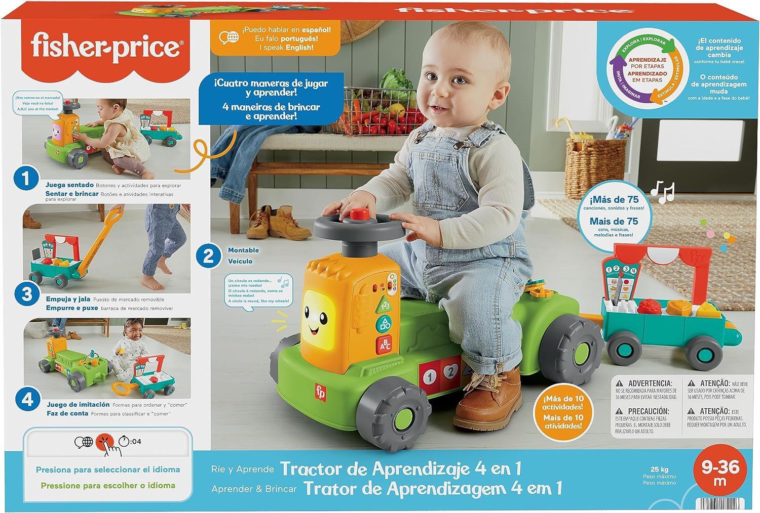 Jogo Educativo FISHER PRICE Carro Pequeno Sort DIS (Idade Mínima: 12 Meses  - 3 x 1 x 3,5 cm)