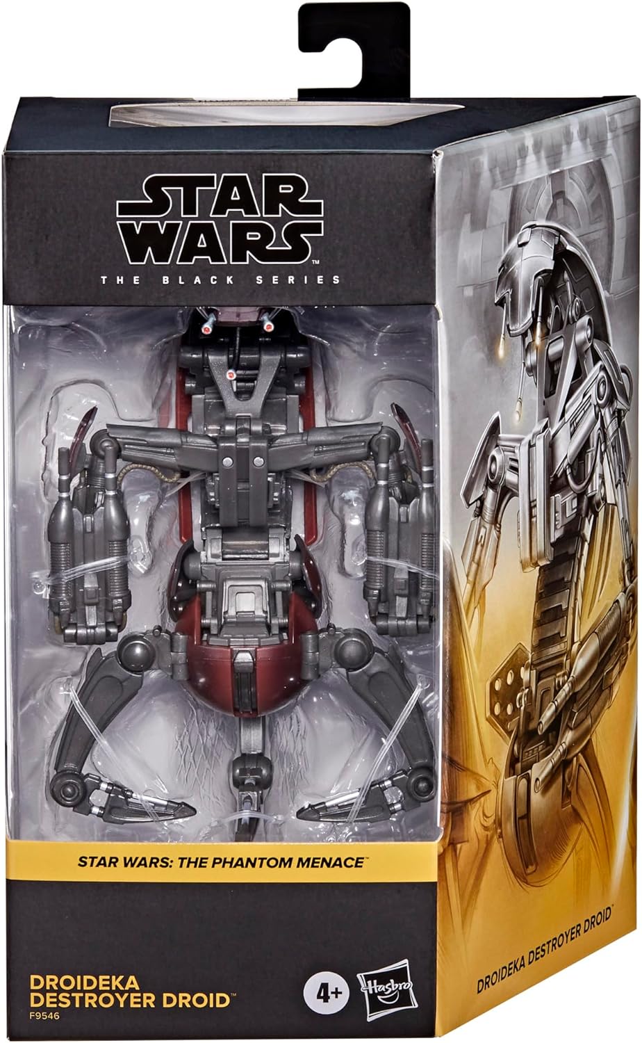 Hasbro Star Wars The Black Series Droideka (Droide Distruttore) - Action Figure Deluxe 15 Cm