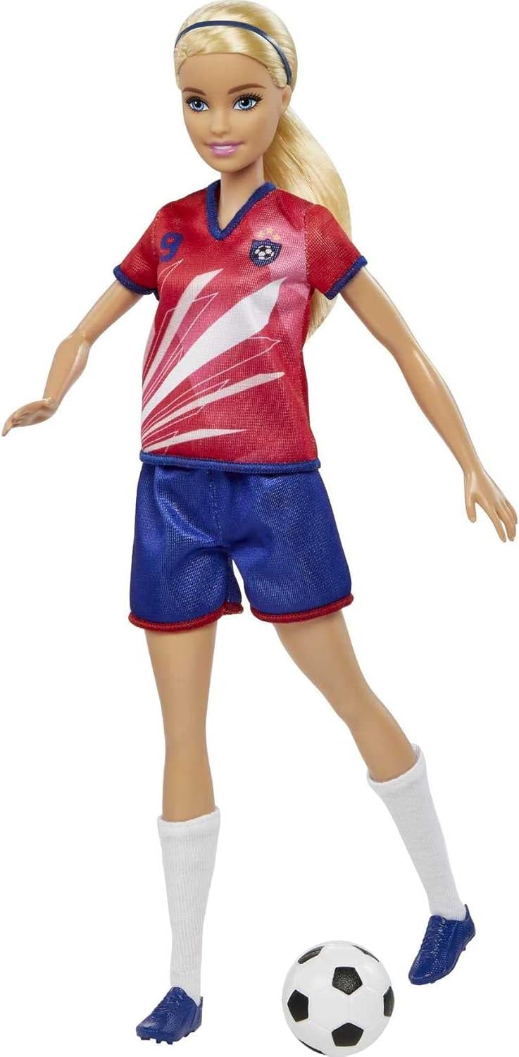Boneca Barbie Profissões Jogadora de Futebol Mattel HCN17 - Star Brink ...