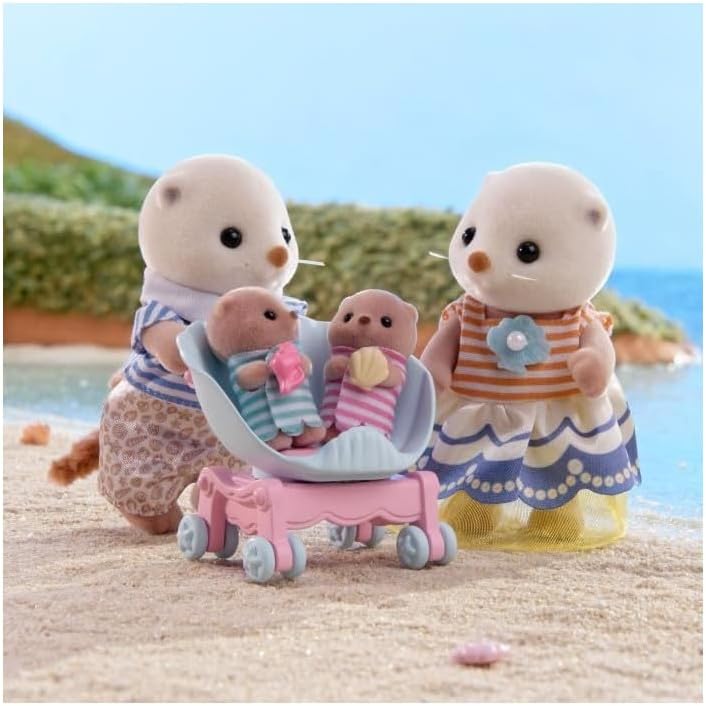 Sylvanian Families Família das Lontras-marinhas Epoch 5803 - Star Brink ...