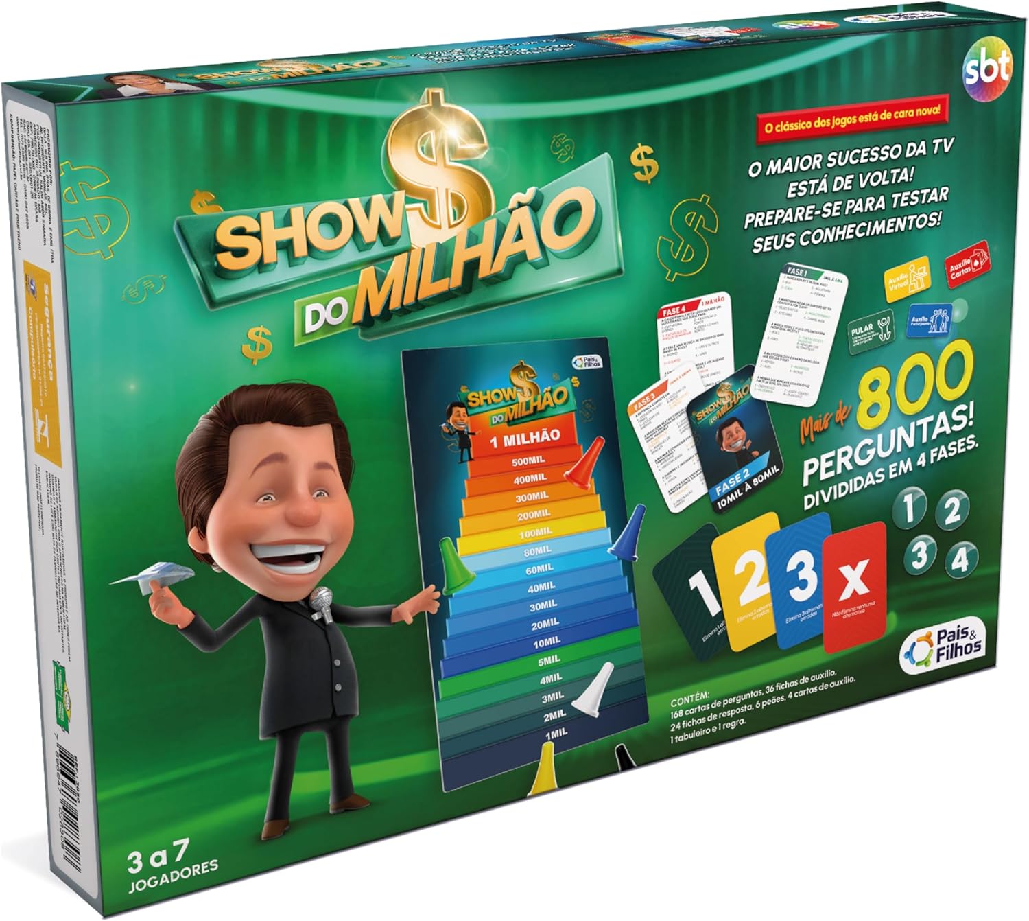 Jogo Show do Milhão Pais & Filhos 792906-1 - Star Brink Brinquedos