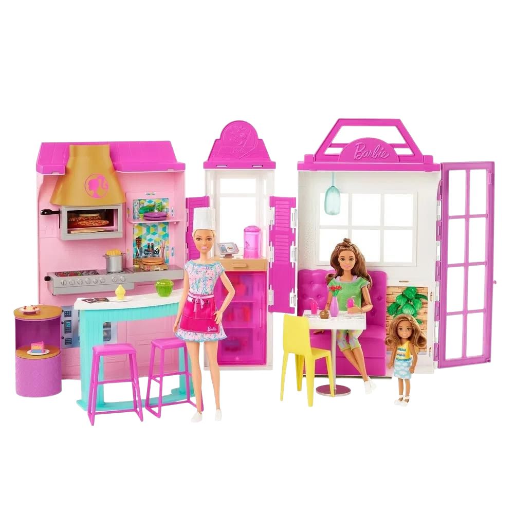 Barbie Chef Carrinho de Compras para Brincar de Faz de Conta