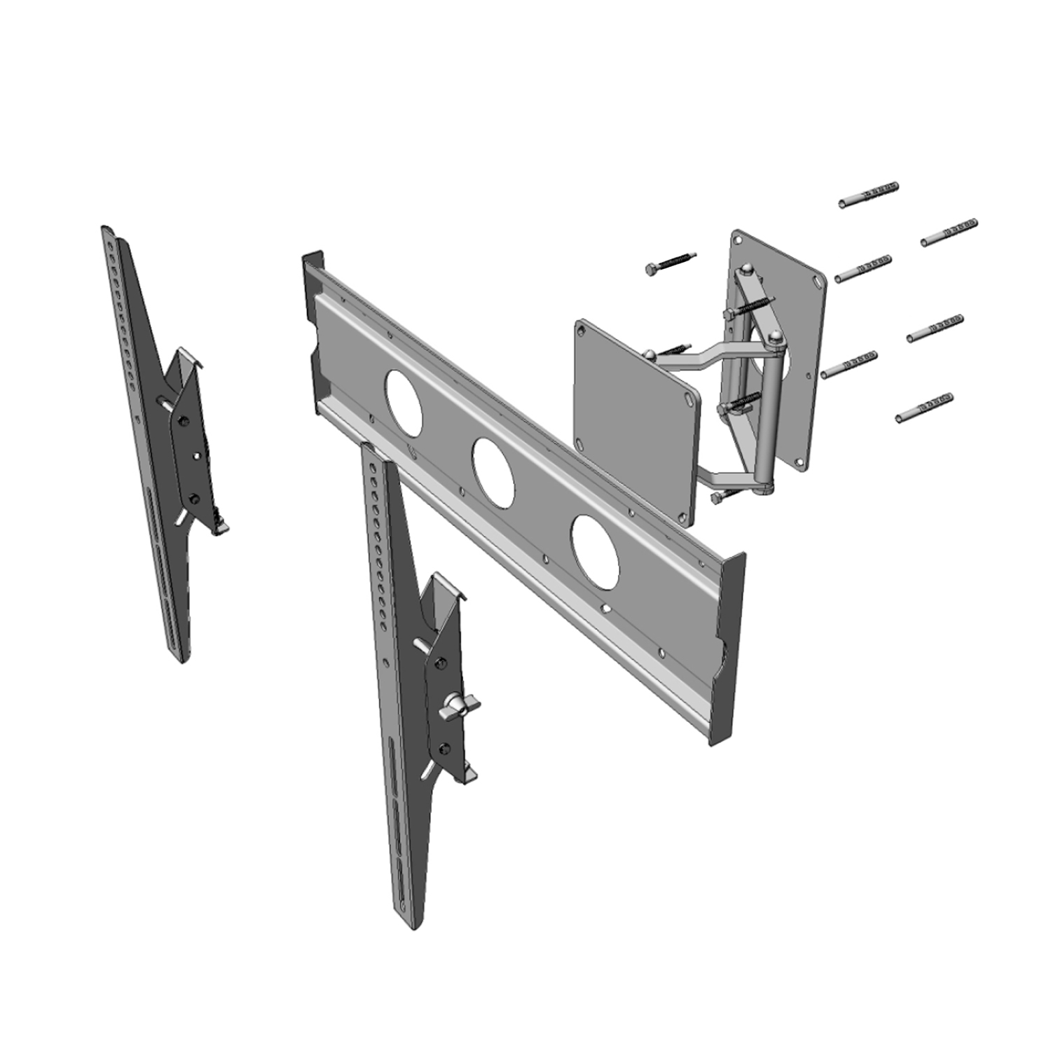 Suporte TV Articulado 60 à 100 Polegadas AIRONFLEX WALL L A 400