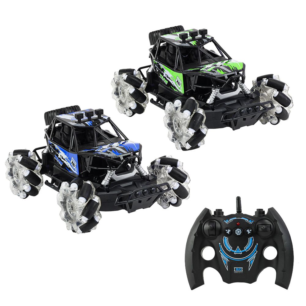 Carrinho De Controle Remoto Monster Truck Azul Polibrinq