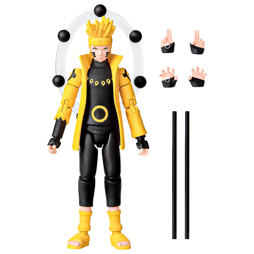 Boneco Bandai Naruto Uzumaki Anime Heroes Naruto Shippuden - Barra Rey