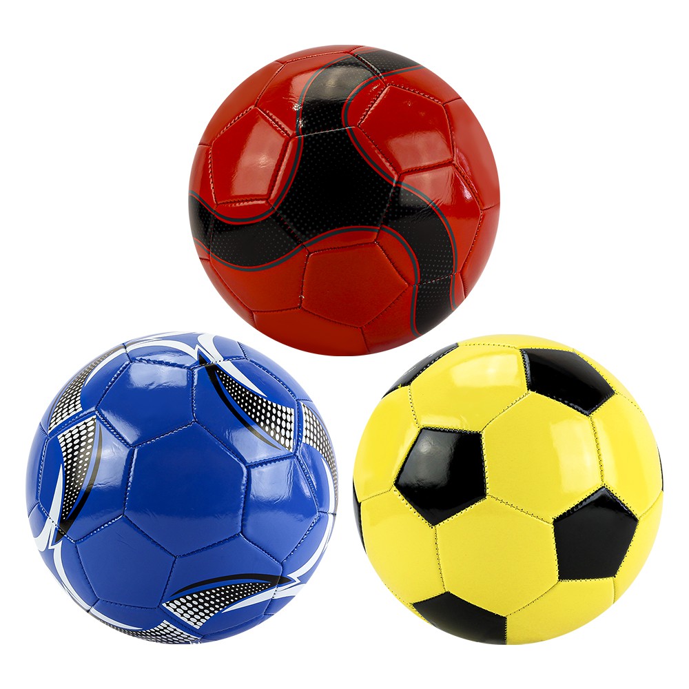 Bola de Futebol Colorida de Pelúcia Vermelha e Branca Grande