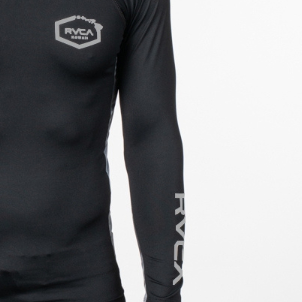 Rash Guard Jiu Jitsu e Surf Island Hex RVCA ruca Black Belt Store Jiu Jitsu