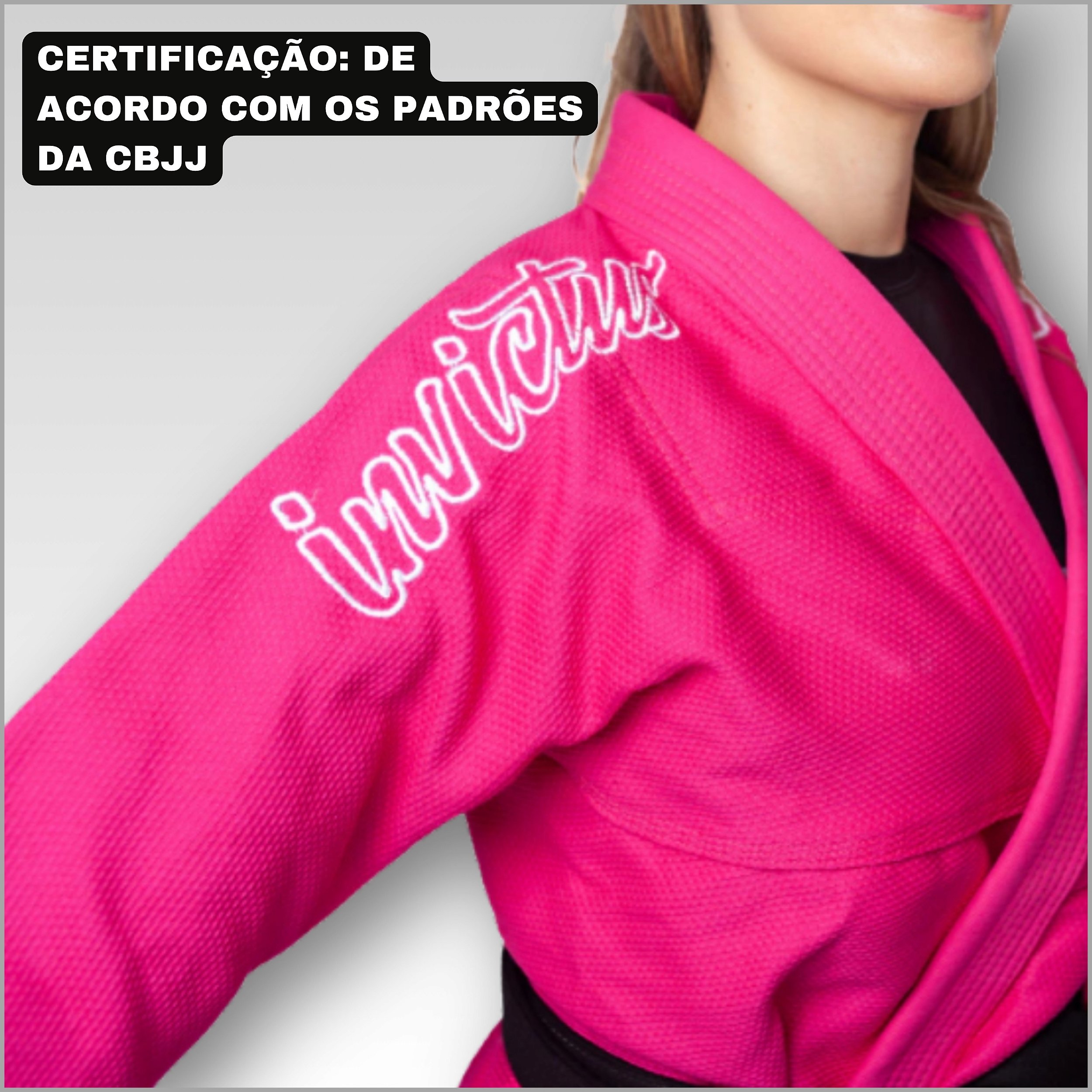 Kimono Rosa Feminino Jiu-jitsu Invictus | Black Belt Store - Black Belt ...