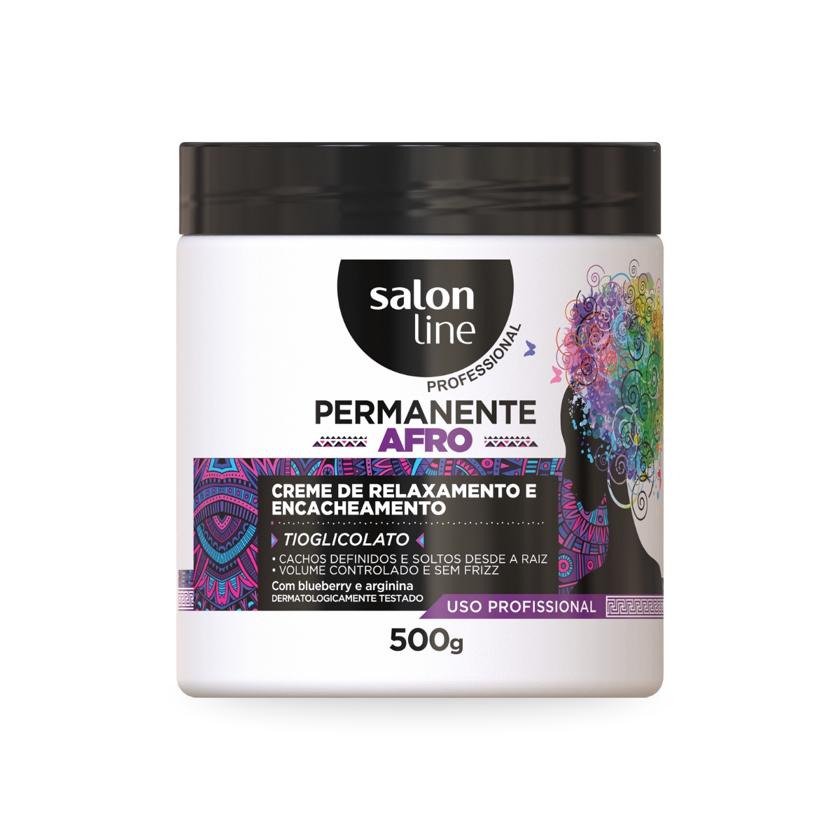 Creme de Relaxamento e Encacheamento Afro 500g Salon Line - Arte ...