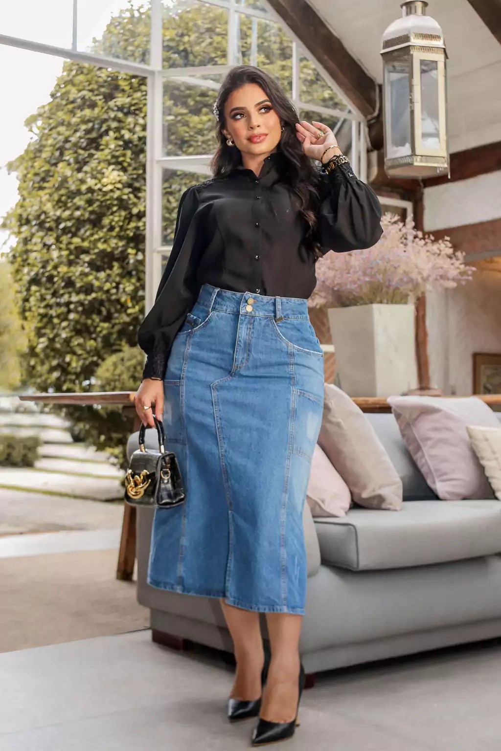 Joyaly saia best sale jeans