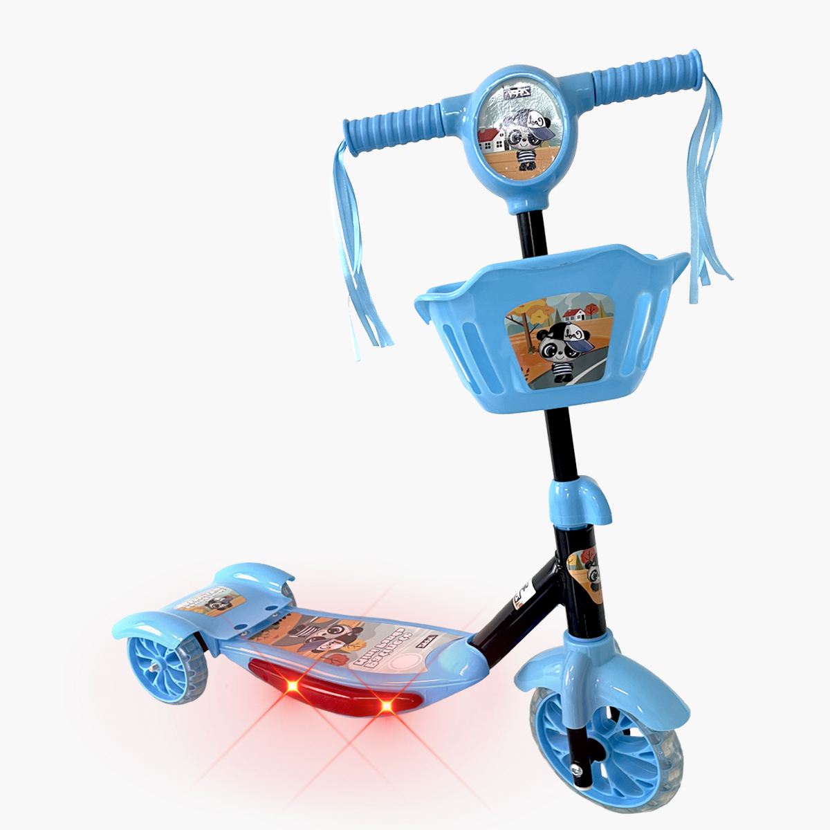 Patinete infantil con LED The Olympic Collection - Azul