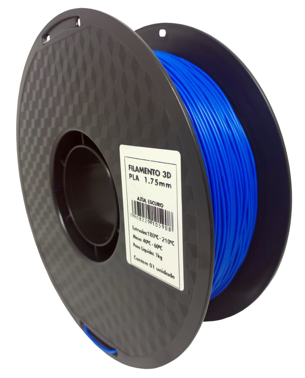 Filamento PLA blu ceruleo scuro EUMAKERS - 1,1 kg