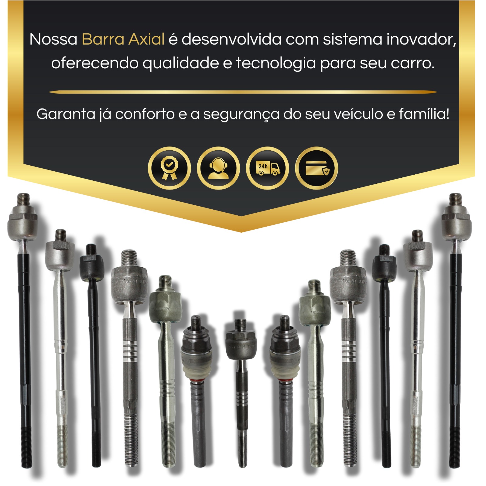 Braço Axial VW Fox/Spacefox/Crossfox NSK - 4i Distribuidora - 4i