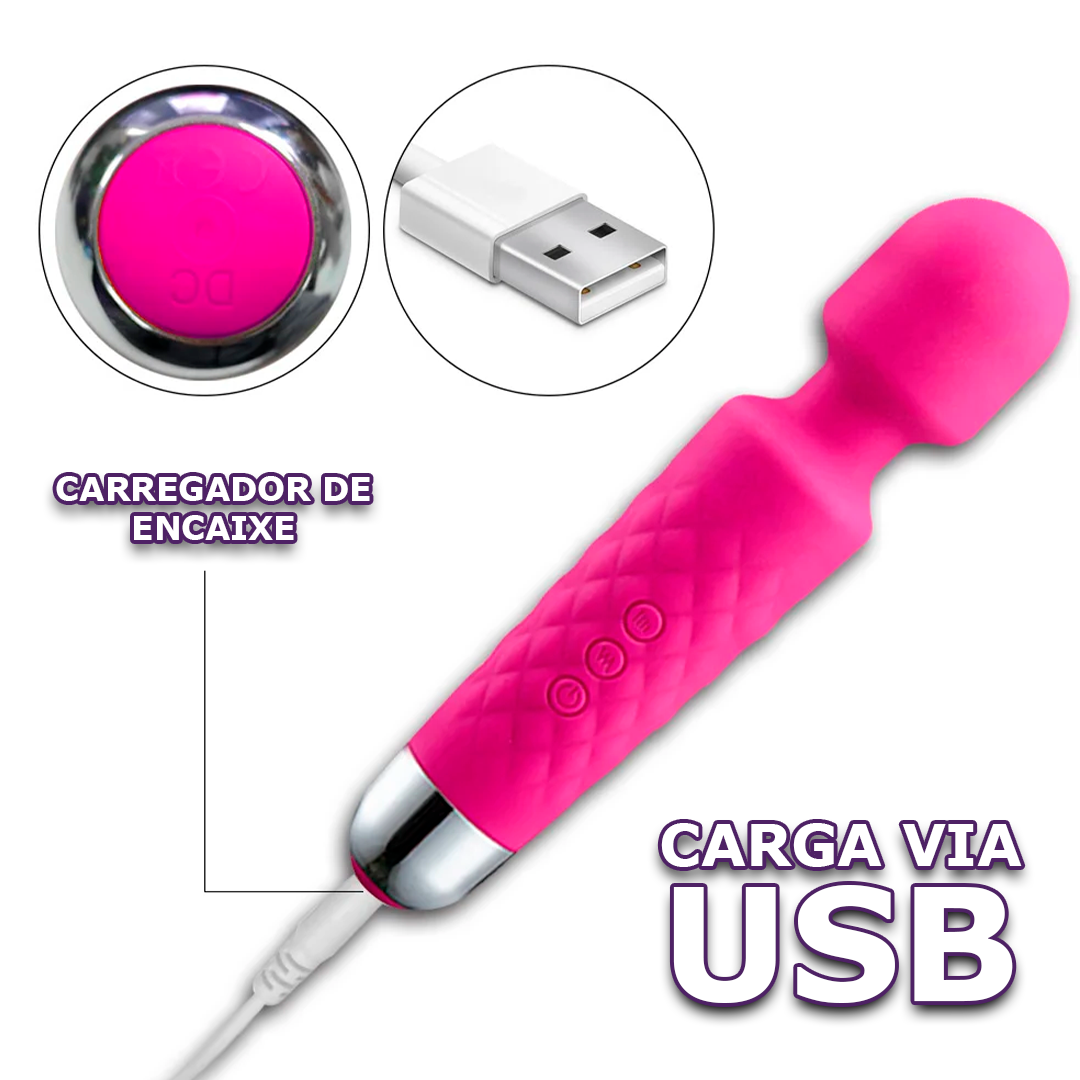 Db011 Varinha Mágica Massageadora E Estimuladora De Clitóris 3 Cores Libb Sex Toys 4865