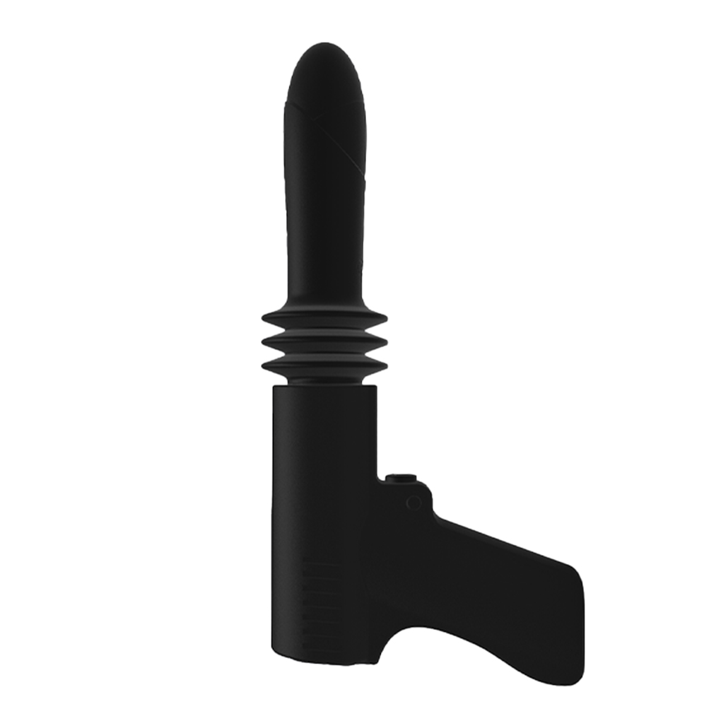 Sq 028 Vibrador Vai E Vem Com Formato De Pistola Arma Libb Sex Toys Importadora Atacado 8854