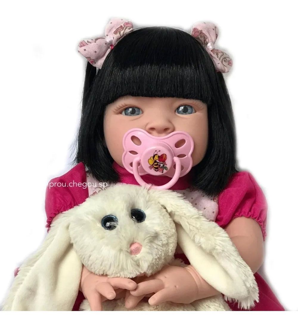 Boneca Baby Infantil Menina Reborn de Pano Em Promocao